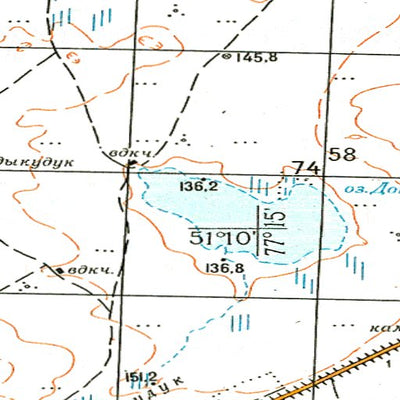 Avenza Systems Inc. Soviet Genshtab - m43-035 - Kazakhstan digital map