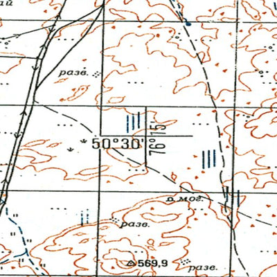 Avenza Systems Inc. Soviet Genshtab - m43-057 - Kazakhstan digital map