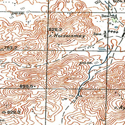 Avenza Systems Inc. Soviet Genshtab - m43-057 - Kazakhstan digital map