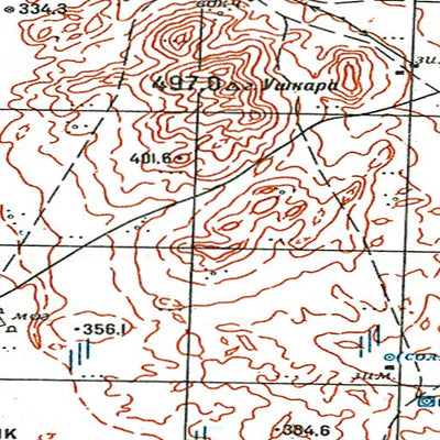 Avenza Systems Inc. Soviet Genshtab - m43-058 - Kazakhstan digital map