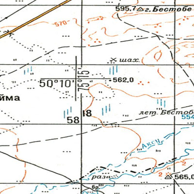 Avenza Systems Inc. Soviet Genshtab - m43-067 - Kazakhstan digital map