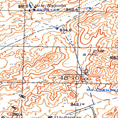 Avenza Systems Inc. Soviet Genshtab - m43-142 - Kazakhstan digital map