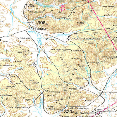 Avenza Systems Inc. Soviet Genshtab - m43-4--(2003) - Kazakhstan digital map
