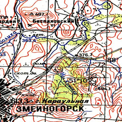 Avenza Systems Inc. Soviet Genshtab - m44-033--(1965) - Russia digital map