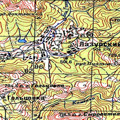Avenza Systems Inc. Soviet Genshtab - m44-033--(1965) - Russia digital map