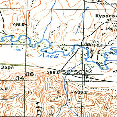 Avenza Systems Inc. Soviet Genshtab - m44-045--(1965) - Russia digital map