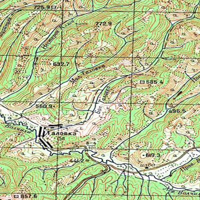 Avenza Systems Inc. Soviet Genshtab - m44-058 - Kazakhstan digital map