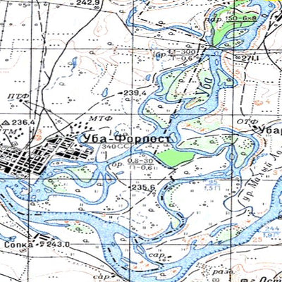 Avenza Systems Inc. Soviet Genshtab - m44-068 - Kazakhstan digital map