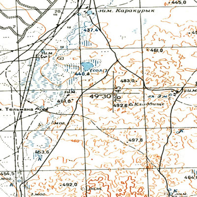 Avenza Systems Inc. Soviet Genshtab - m44-086 - Kazakhstan digital map