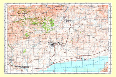 Avenza Systems Inc. Soviet Genshtab - m44-108 - Kazakhstan digital map