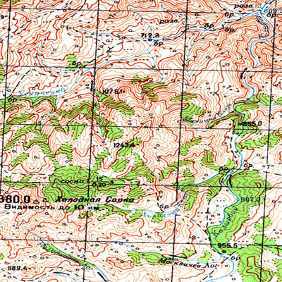 Avenza Systems Inc. Soviet Genshtab - m44-108 - Kazakhstan digital map