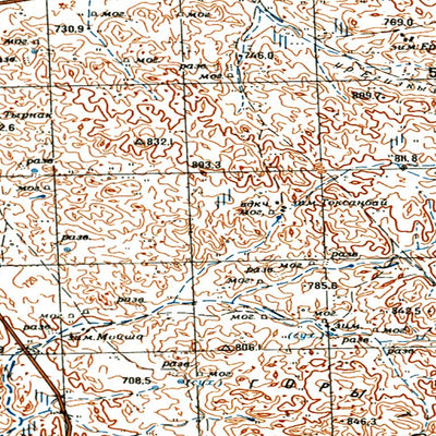 Avenza Systems Inc. Soviet Genshtab - m44-134 - Kazakhstan digital map