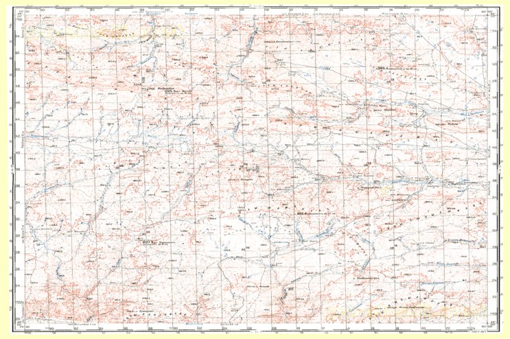 Soviet Genshtab - m44-136 - Kazakhstan Map by Avenza Systems Inc ...