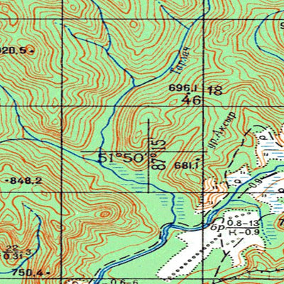 Avenza Systems Inc. Soviet Genshtab - m45-007 - Russia digital map