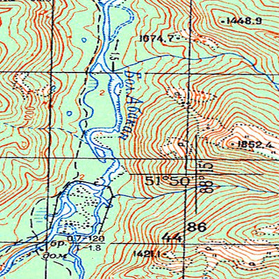 Avenza Systems Inc. Soviet Genshtab - m45-009 - Russia digital map