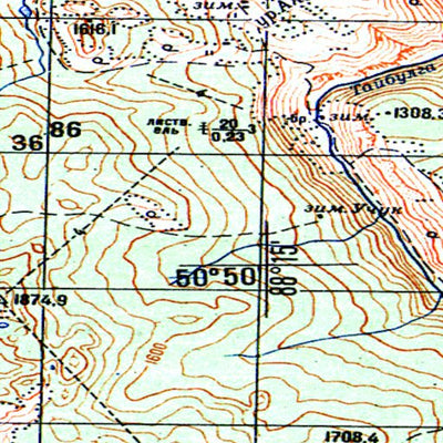 Avenza Systems Inc. Soviet Genshtab - m45-045 - Russia digital map