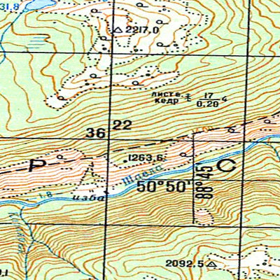 Avenza Systems Inc. Soviet Genshtab - m45-046 - Russia digital map