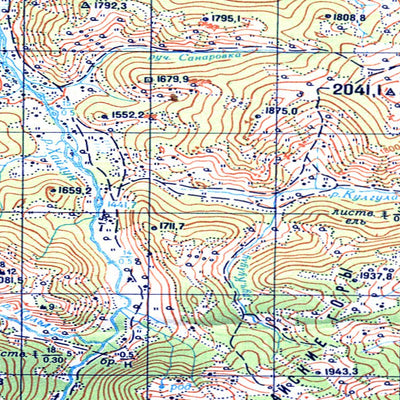 Avenza Systems Inc. Soviet Genshtab - m45-050 - Russia digital map