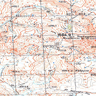 Avenza Systems Inc. Soviet Genshtab - m45-085 - Kazakhstan digital map