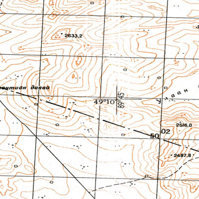 Avenza Systems Inc. Soviet Genshtab - m45-108 - Mongolia digital map