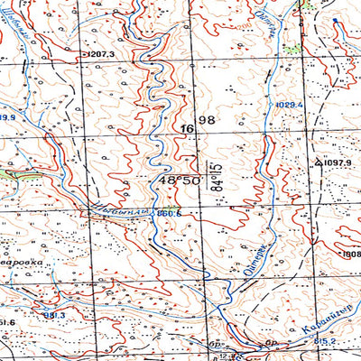 Avenza Systems Inc. Soviet Genshtab - m45-109 - Kazakhstan digital map