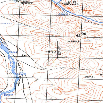 Avenza Systems Inc. Soviet Genshtab - m45-144 - Mongolia digital map