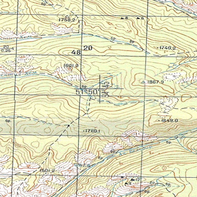 Avenza Systems Inc. Soviet Genshtab - m46-010 - Russia digital map