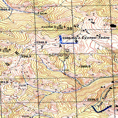 Avenza Systems Inc. Soviet Genshtab - m46-038 - Russia digital map