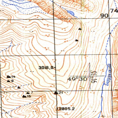 Avenza Systems Inc. Soviet Genshtab - m46-087 - Mongolia digital map
