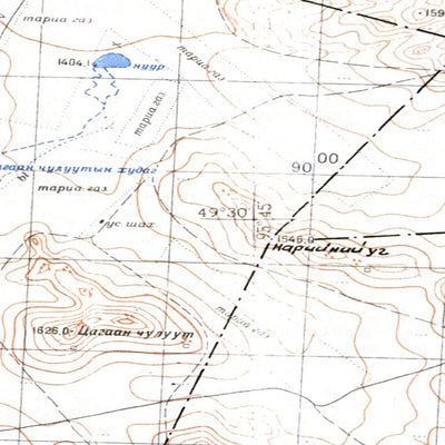 Avenza Systems Inc. Soviet Genshtab - m46-096 - Mongolia digital map