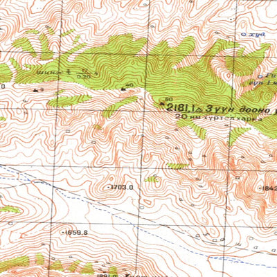 Avenza Systems Inc. Soviet Genshtab - m46-096 - Mongolia digital map