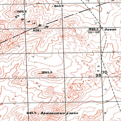 Avenza Systems Inc. Soviet Genshtab - m46-099 - Mongolia digital map