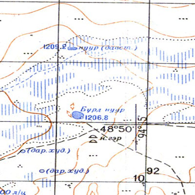 Avenza Systems Inc. Soviet Genshtab - m46-117 - Mongolia digital map