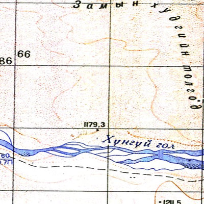 Avenza Systems Inc. Soviet Genshtab - m46-128 - Mongolia digital map