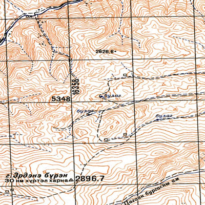 Avenza Systems Inc. Soviet Genshtab - m46-135 - Mongolia digital map