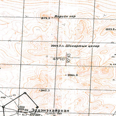 Avenza Systems Inc. Soviet Genshtab - m46-144 - Mongolia digital map