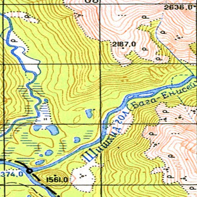 Avenza Systems Inc. Soviet Genshtab - m47-018 - Mongolia digital map