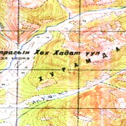 Avenza Systems Inc. Soviet Genshtab - m47-020 - Mongolia digital map
