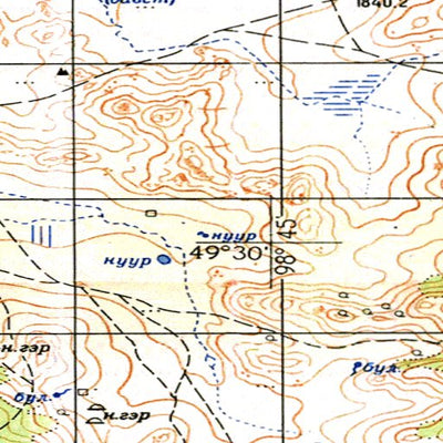 Avenza Systems Inc. Soviet Genshtab - m47-090 - Mongolia digital map