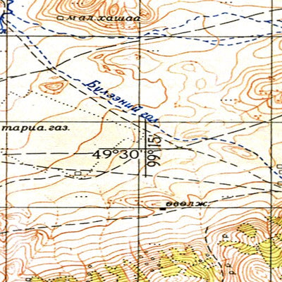 Avenza Systems Inc. Soviet Genshtab - m47-091 - Mongolia digital map