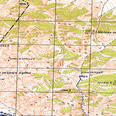 Avenza Systems Inc. Soviet Genshtab - m47-094 - Mongolia digital map