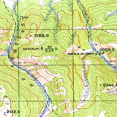 Avenza Systems Inc. Soviet Genshtab - m47-101 - Mongolia digital map