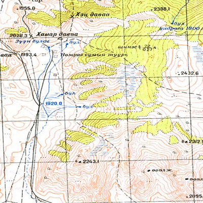 Avenza Systems Inc. Soviet Genshtab - m47-110 - Mongolia digital map