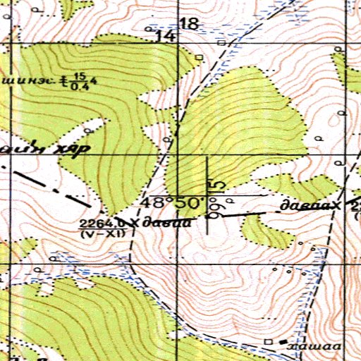 Soviet Genshtab - m47-115 - Mongolia Map by Avenza Systems Inc ...