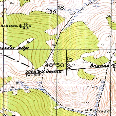 Avenza Systems Inc. Soviet Genshtab - m47-115 - Mongolia digital map