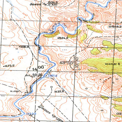 Avenza Systems Inc. Soviet Genshtab - m47-120 - Mongolia digital map