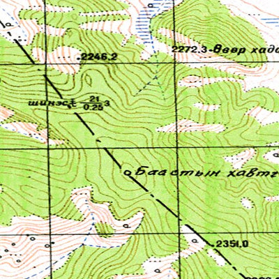 Avenza Systems Inc. Soviet Genshtab - m47-124 - Mongolia digital map