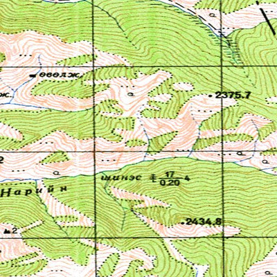 Avenza Systems Inc. Soviet Genshtab - m47-125 - Mongolia digital map