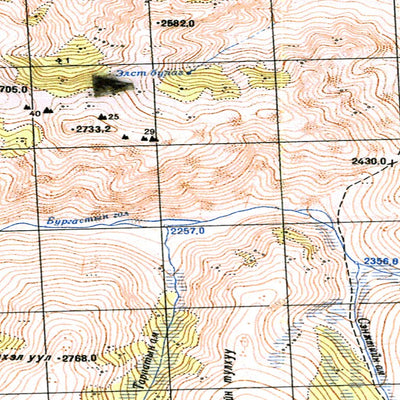 Avenza Systems Inc. Soviet Genshtab - m47-133 - Mongolia digital map