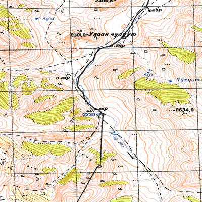 Avenza Systems Inc. Soviet Genshtab - m47-135 - Mongolia digital map